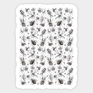 Insekten - Muster - Insect - Pattern Sticker